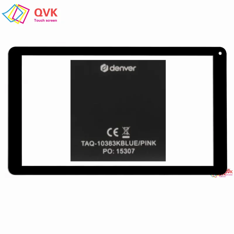 

10,1-дюймовый черный для Denver TAQ-10383KBLUE/PINK планшетный ПК емкостный сенсорный экран дигитайзер сенсор внешняя стеклянная панель