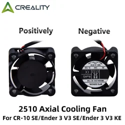 Creality 2510 Axial Fan for CR-10 SE / Ender3 V3 SE Mini 2510 Cooling Fan 24V 13000±15%_L45_1.25 for CR-10 SE 3D Pritner Parts
