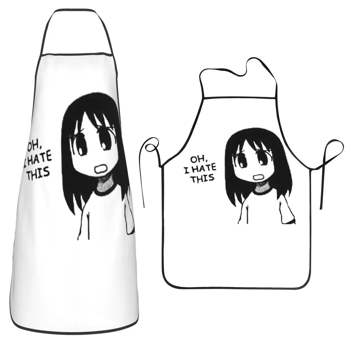 مبالغ فيها - ملف تعريف التحقق من Azumanga Daioh Osaka Ayumu Kasuga Apron Chef Cooking Cuisine Tablier مريلة تنظيف المطبخ بينافور