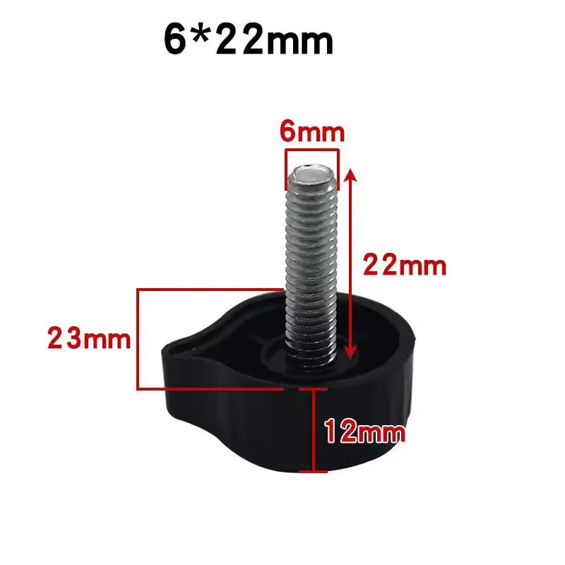 Electric Accessories, Floor Fan Column Pole Fixing Screw, Body Lifting Tube Tightening Nut M6 * 22/M6 * 30 3