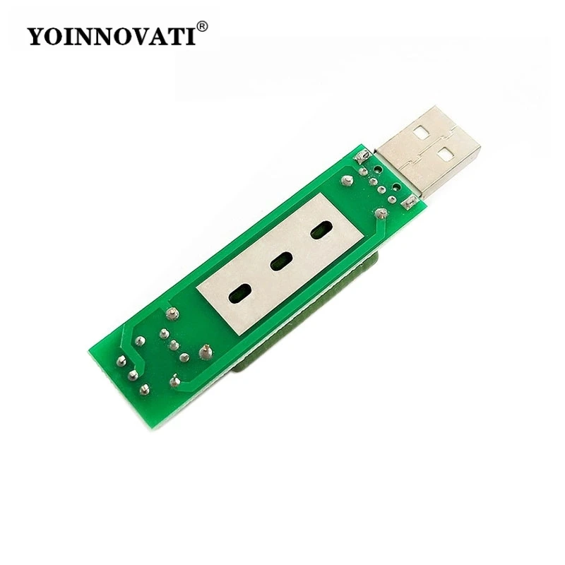 USB Mini Discharge Load Interface Resistor 2A/1A With Switch 1A Green LED 2A Red LED Module Testing Aging Resistor