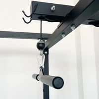 Fitness Gym Pully Cable Machine Attachments Biceps Triceps Blaster T-bar Handle Grip Pull Down Rowing Home Machine Accessories