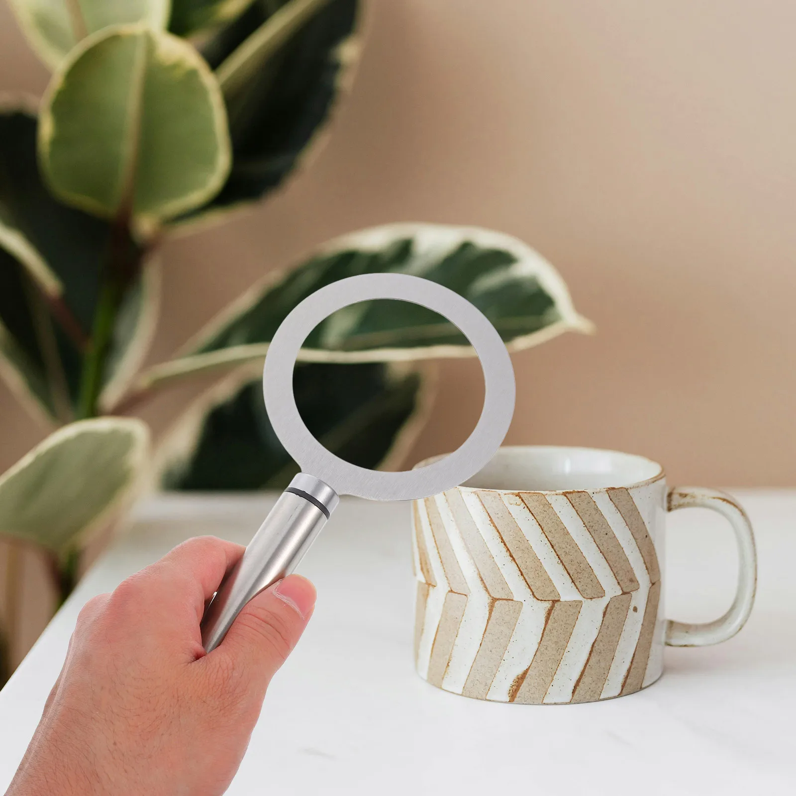 

Ring Stainless Steel Milk Cup Protector Baking Tool for Tea Dessert Shop DIY Milk Tea Making Baking Rings Set