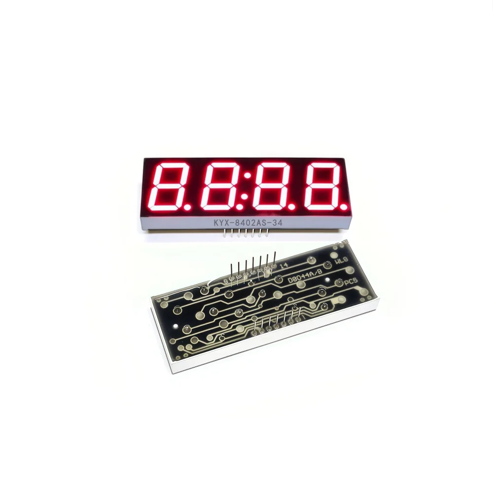 10PCS 0.8 inch 4-digit clock digital tube 71.5mmX26mm digital display 