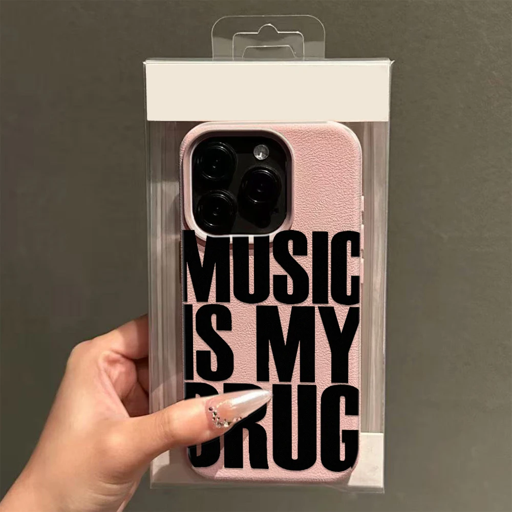 Music Silicone Cover For iPhone 17 Pro Max Case iPhone 16 15 14 13 12 11 Pro Max Cover TPU Plain Rubber Protector Cover view 5