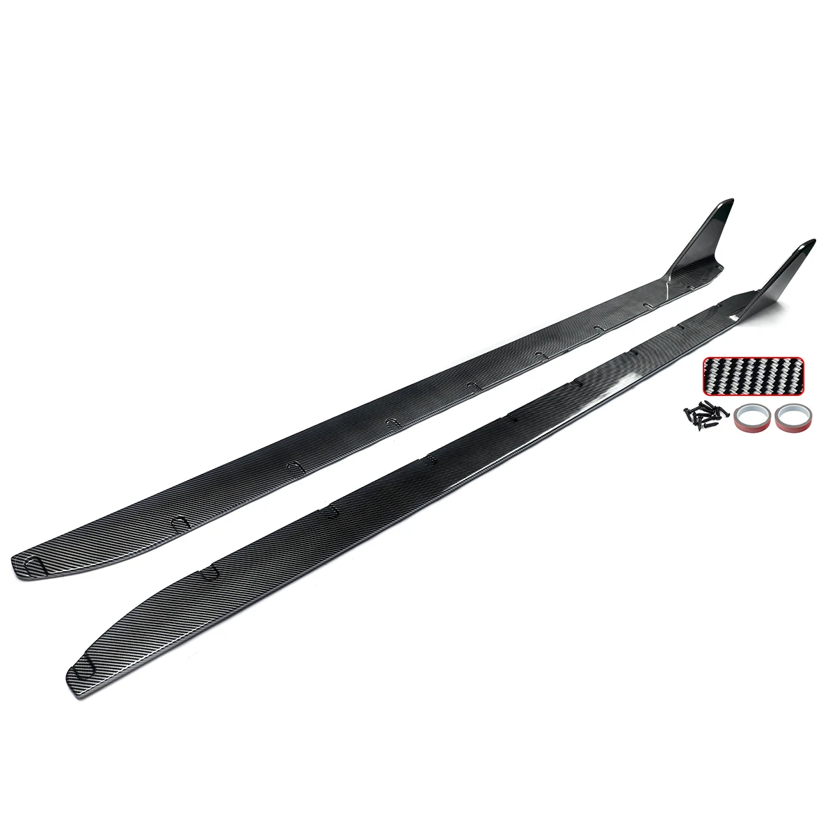 التنانير الجانبية تمديد BodyKits الشفاه لسيارات BMW G80 M3 G82 كوبيه G83 للتحويل M4 2021 2022 2023 ألياف الكربون نظرة المصد الجانبي