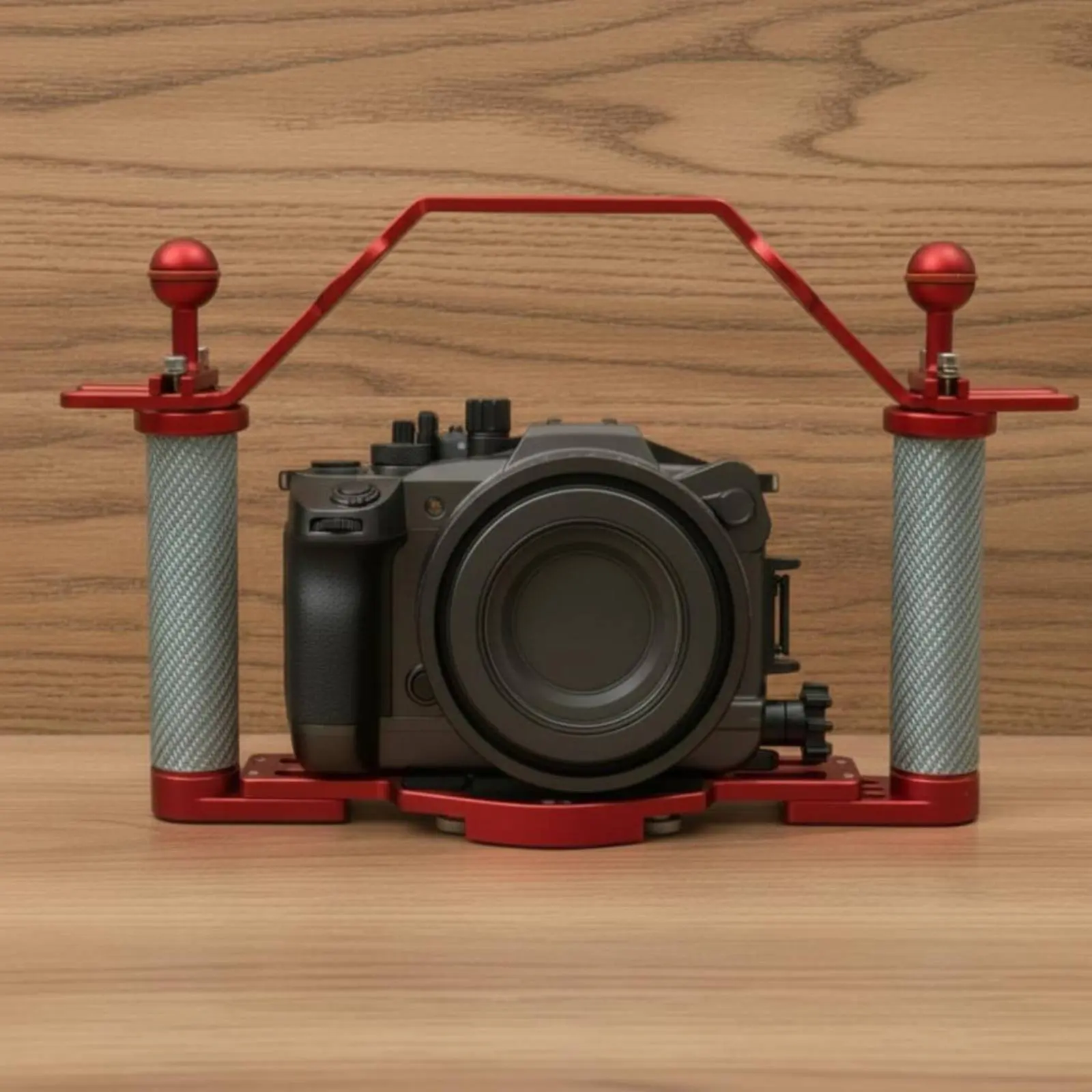 

Carbon Fiber Handle Bracket Universal Fit Underwater Housing Grip Camera Housing Handle Sturdy Underwater Camera Bracket