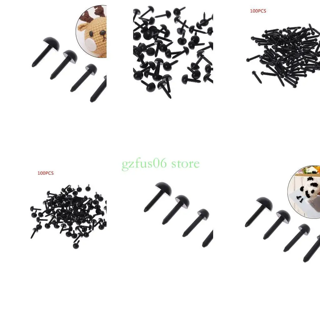 

D5QF 100pcs 3 мм/4 мм/5 мм/6 мм DIY для кукол.