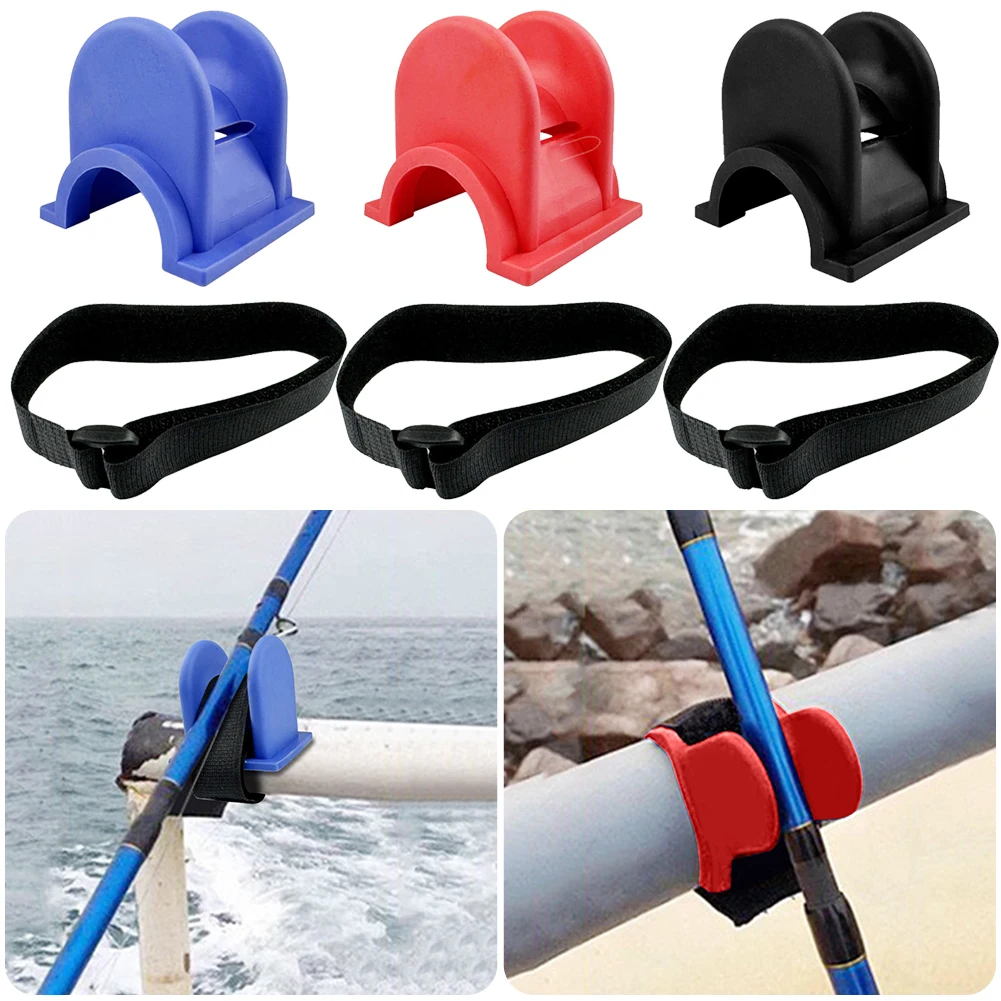 U-Shaped Fishing Pole Rack Portable Fishing Feeder Pod Stand TPE Fishing Rod Stand Fishing Gear Accessories