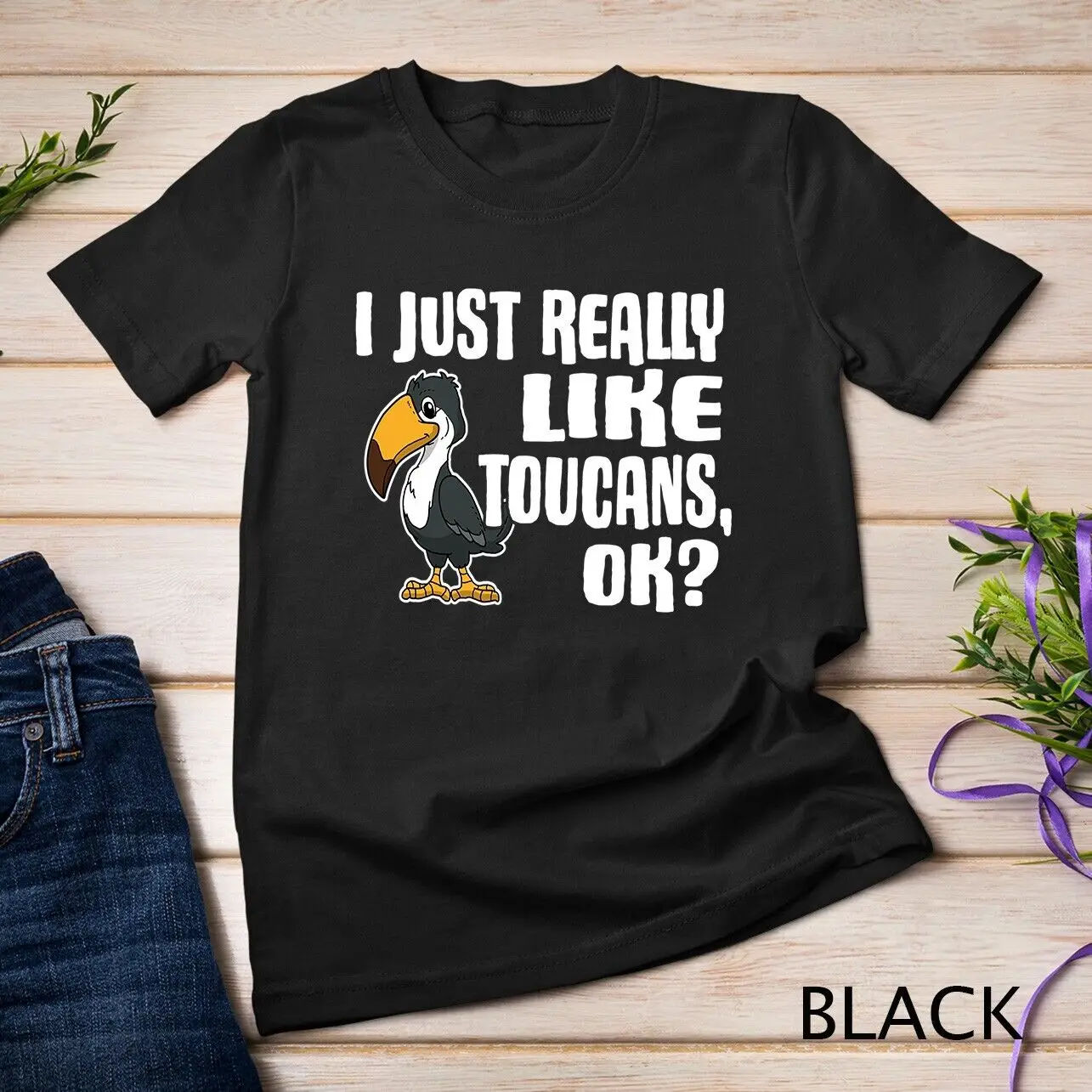 

I Just Really Like Toucans Ok Cute Toucan Costume Unisex T-shirt