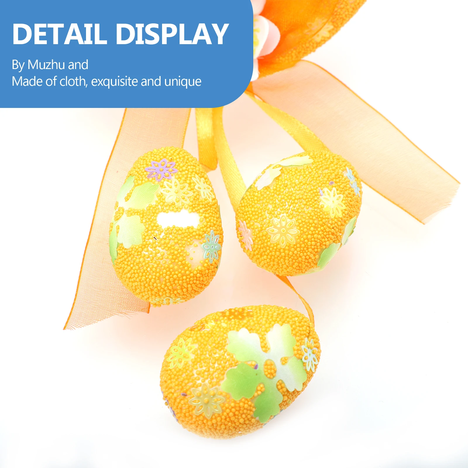 

Easter Egg Wreath Decorative Hanging Creative Festival Home Office Layout Props Easter Decorations DIY Photo