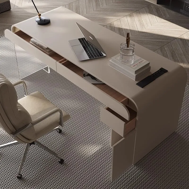 Desk light luxury modern home writing desk computer table acrylic desk