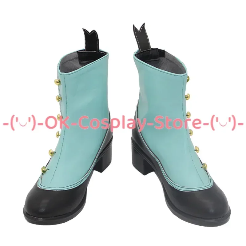 [حسب الطلب] مشروع Sekai الملونة المرحلة Kamishiro Rui تأثيري أحذية أنيمي لعبة لعب الأدوار الدعامة هالوين حفلة بولي Boots الأحذية الجلدية