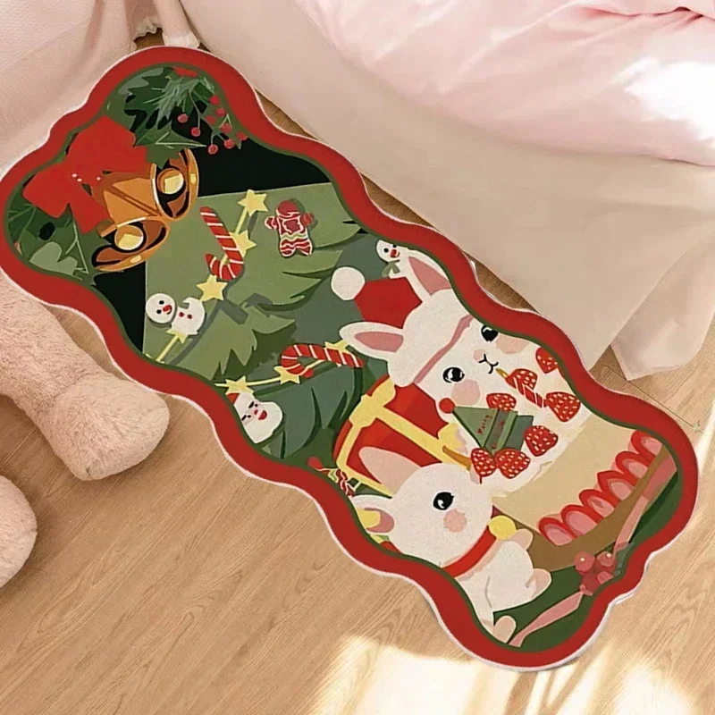 Modern Carpet for Living Room Cute Printed Soft Special-shaped Home Decoration Bedside Plush Mat IG Bedroom Rug ковер Tapis 러그