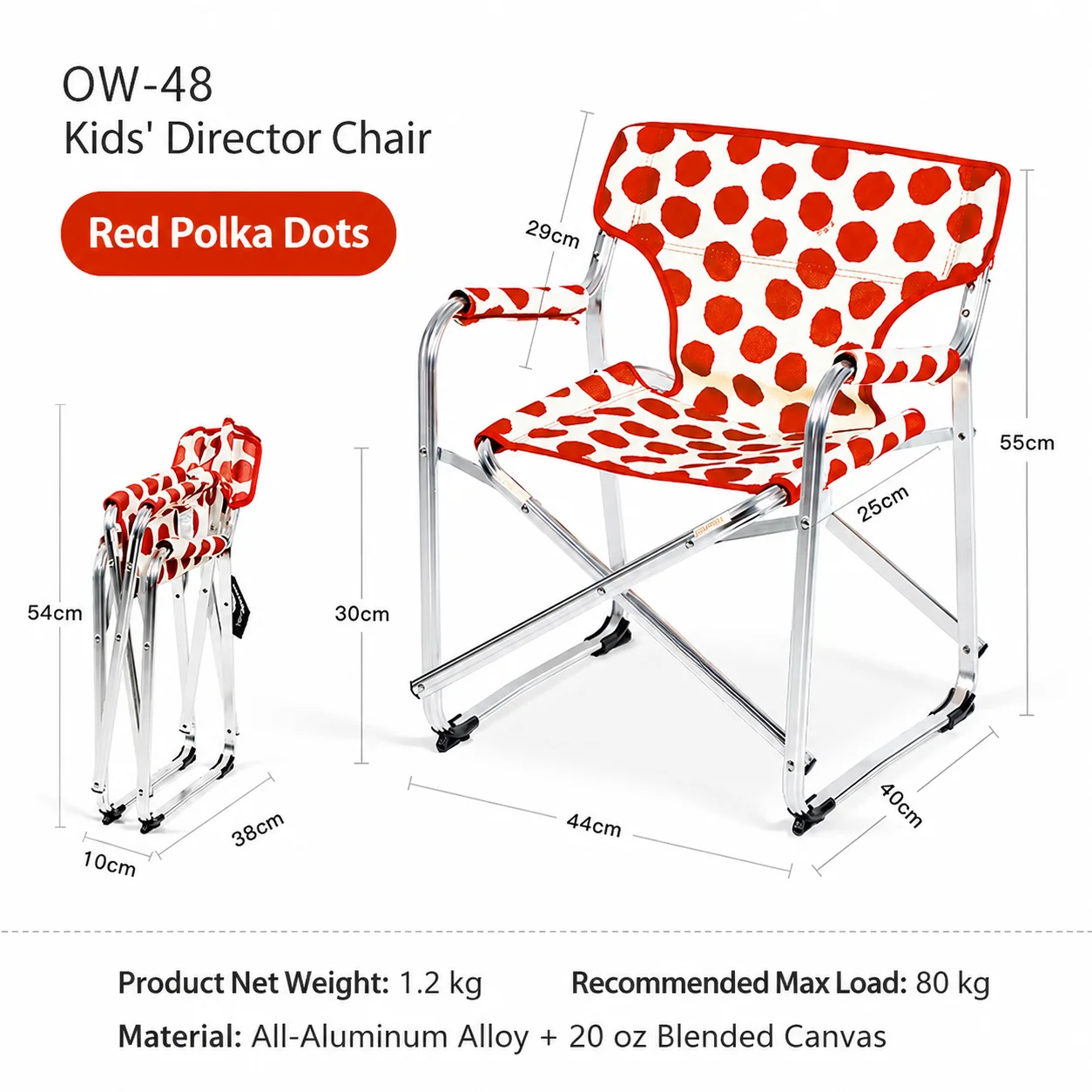 Kids Outdoor Folding Chair - Onway Sports OW-48 Kids Folding Director