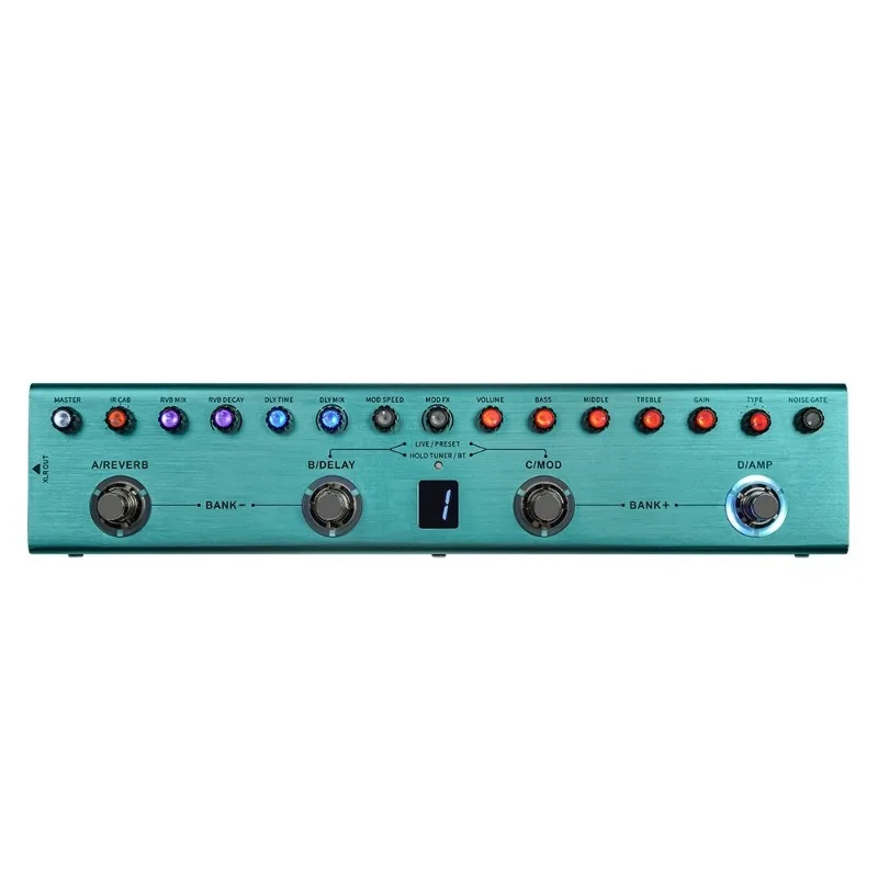 Multi‑Effects Electric Guitar Processor Delay Reverb Effect Pedal Portable Sound Modulation Stompbox