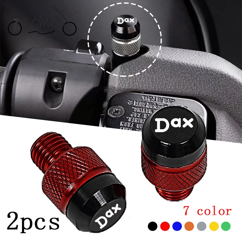 FOR HONDA DAX125 ST125 ST 125 2022-2026 DAX 125 Motorcycle M10*1.25 CNC Aluminum Mirror Hole Plugs Screws Bolts Cover Caps