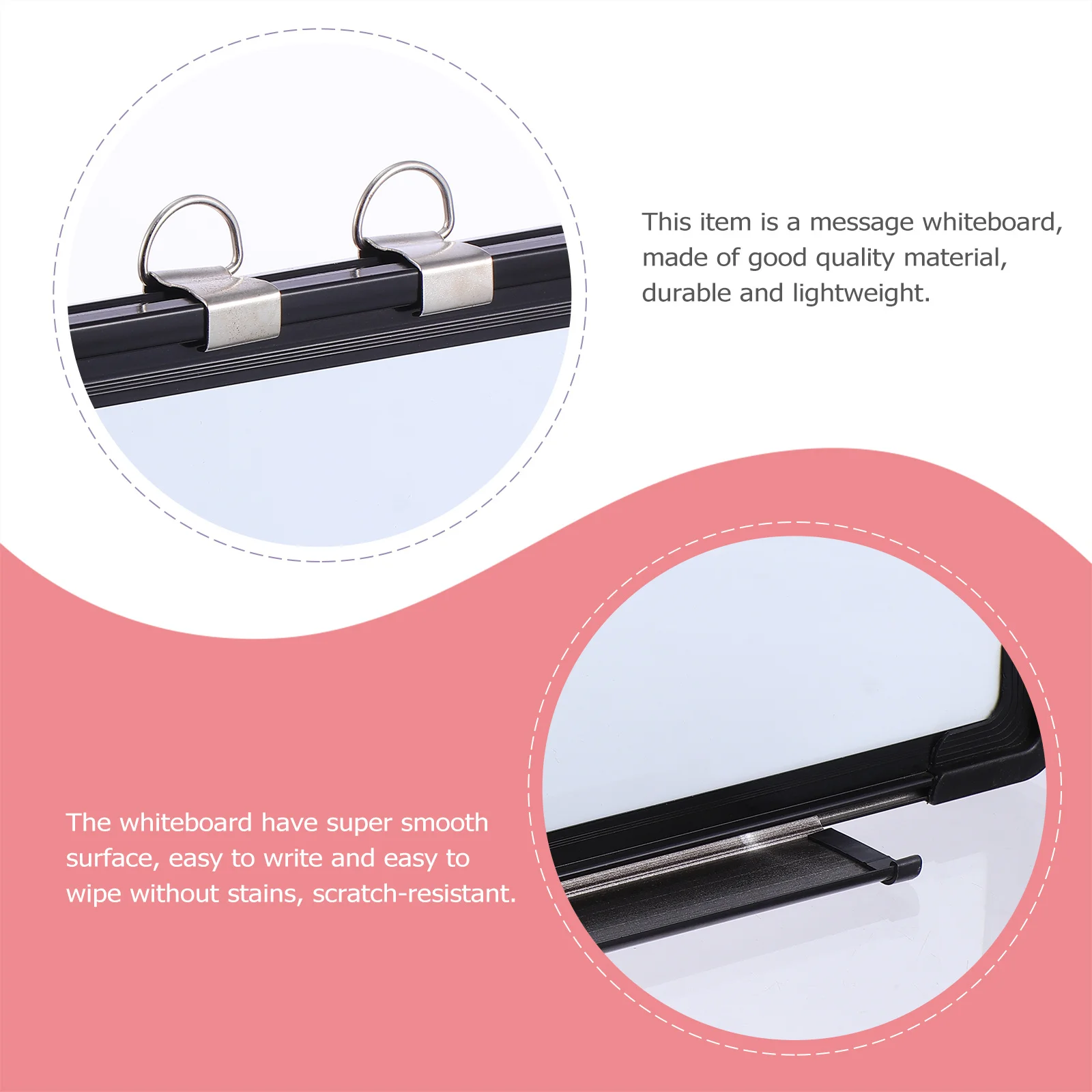 

1Set Magnetic Whiteboard Hanging Message Board Erasable Note White Board Office Classroom Home Use Magnetic Whiteboard