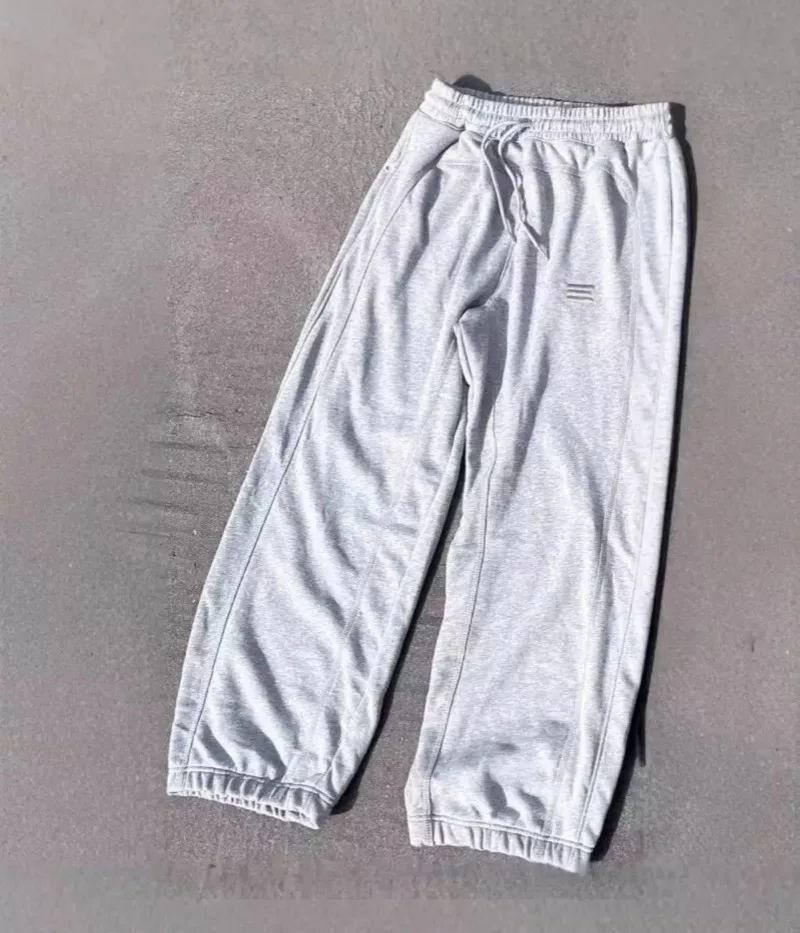 

new Y2k Korean version of streetwear fashion casual loose wide leg pants Goth Harajuku couple retro looss sweatpants men pants P