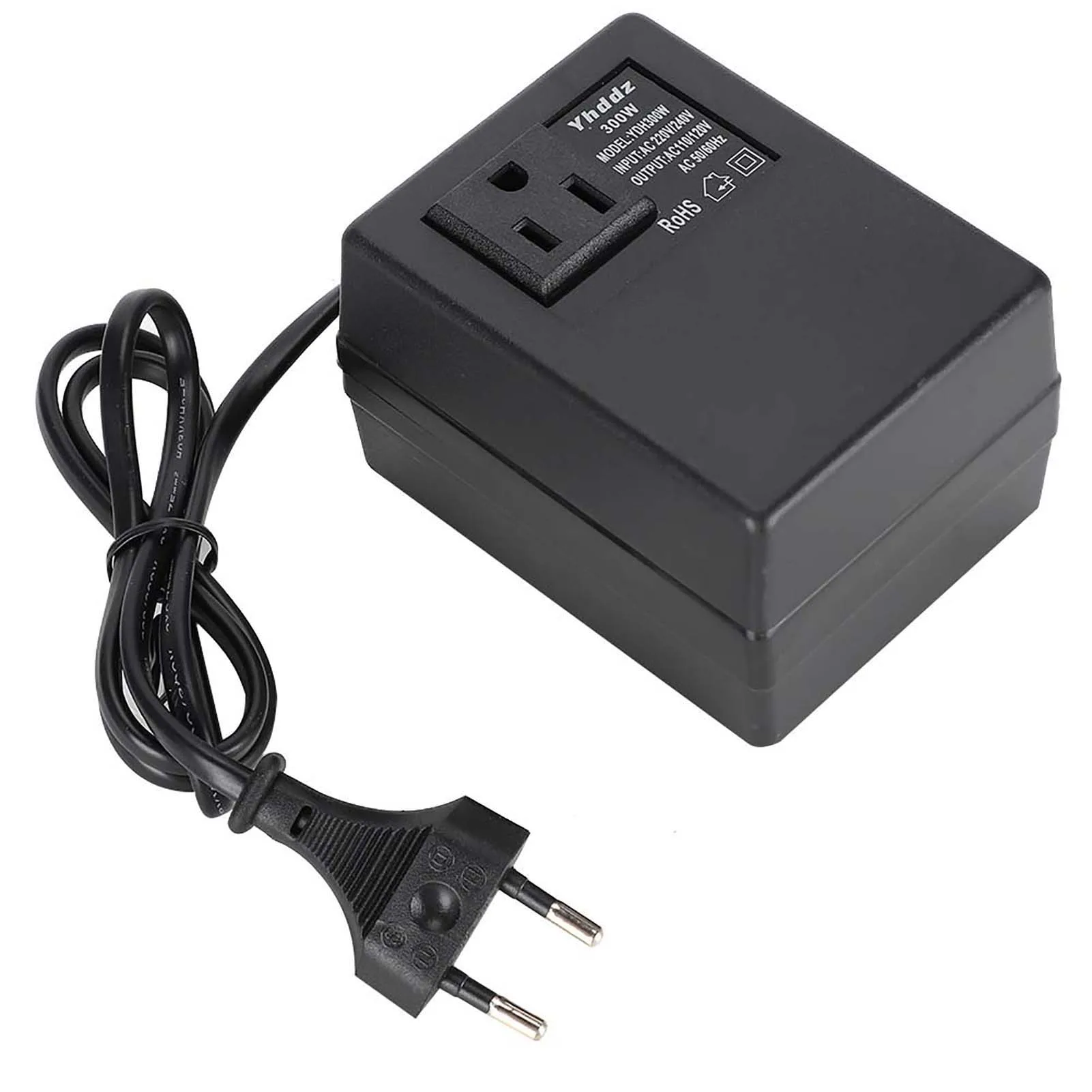 

Силовой трансформатор, регулятор напряжения 220 В до 110 В, преобразователь напряжения, понижающий трансформатор 220 110, вилка европейского стандарта, инверт 300 Вт