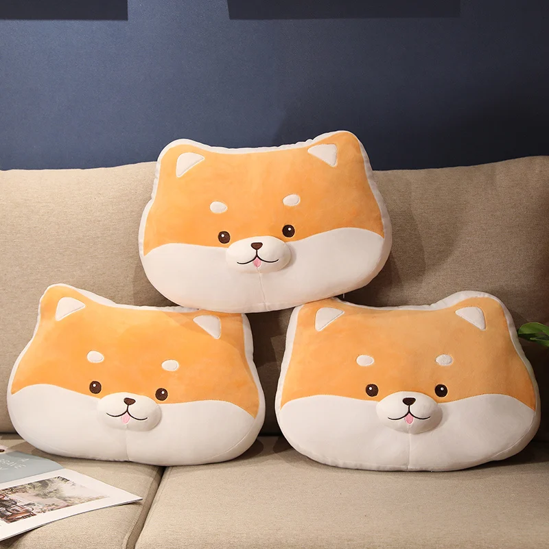 42cm New Shiba Inu Dog Plush Toy Stuffed Soft Animal Corgi Chai Sleeping Pillow Gifts for Kids Present