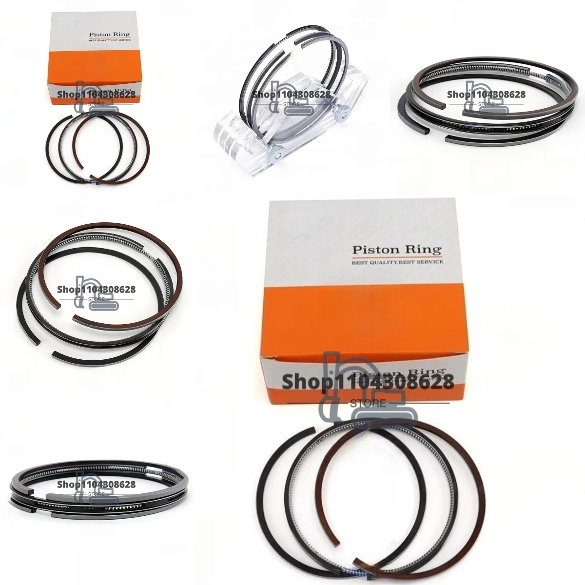 

15442-21050 D950 Piston Ring 3 Cylinders For Kubota Engine 75*2HK+1.5+4 15271-21050