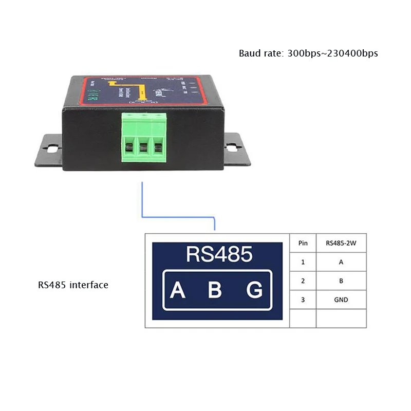 Servidor de dispositivos de serie de grado Industrial RS485 a adaptador Ethernet LAN de RJ-45, conmutador inteligente Ethernet TCP/UDP, interruptor RJ45 para juegos
