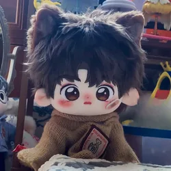 20cm Cotton Doll Boy Genuine Cool Plush Filled Doll Doll Nude Baby Super Star Figure Dolls Baby Can Change Clothes Gift
