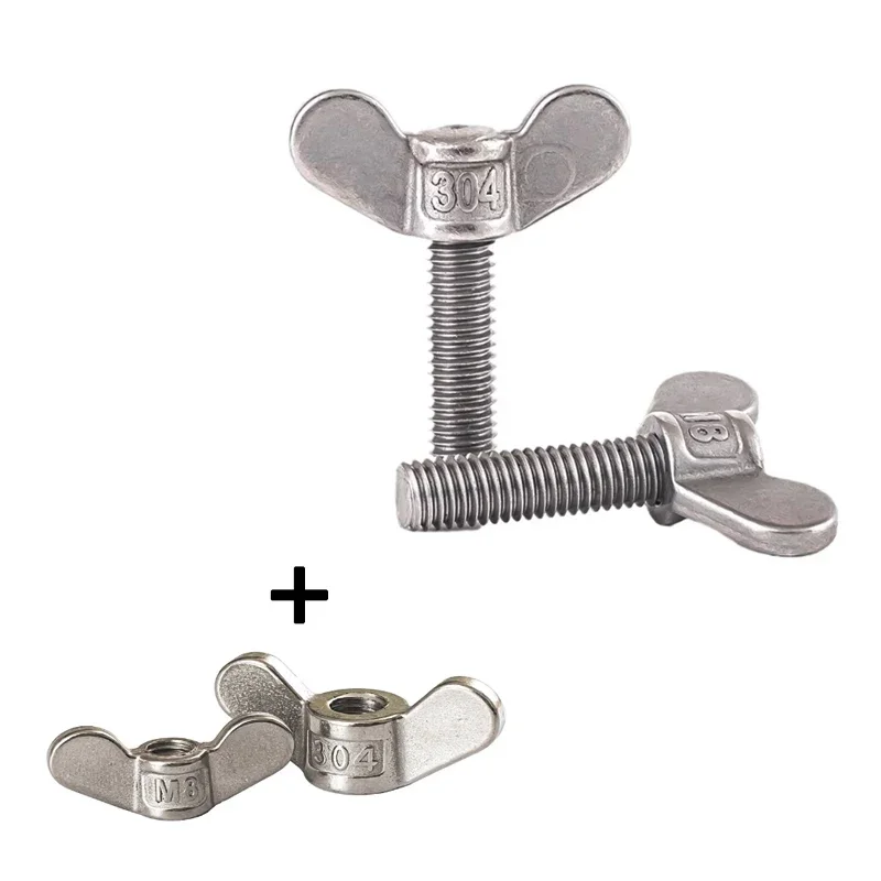 

Butterfly Wing Nuts M10 20 pcs / M8 20 pcs / Butterfly Wing screw M10*20mm 40 pcs / M8*40mm 20 pcs / M8*50 10 pcs