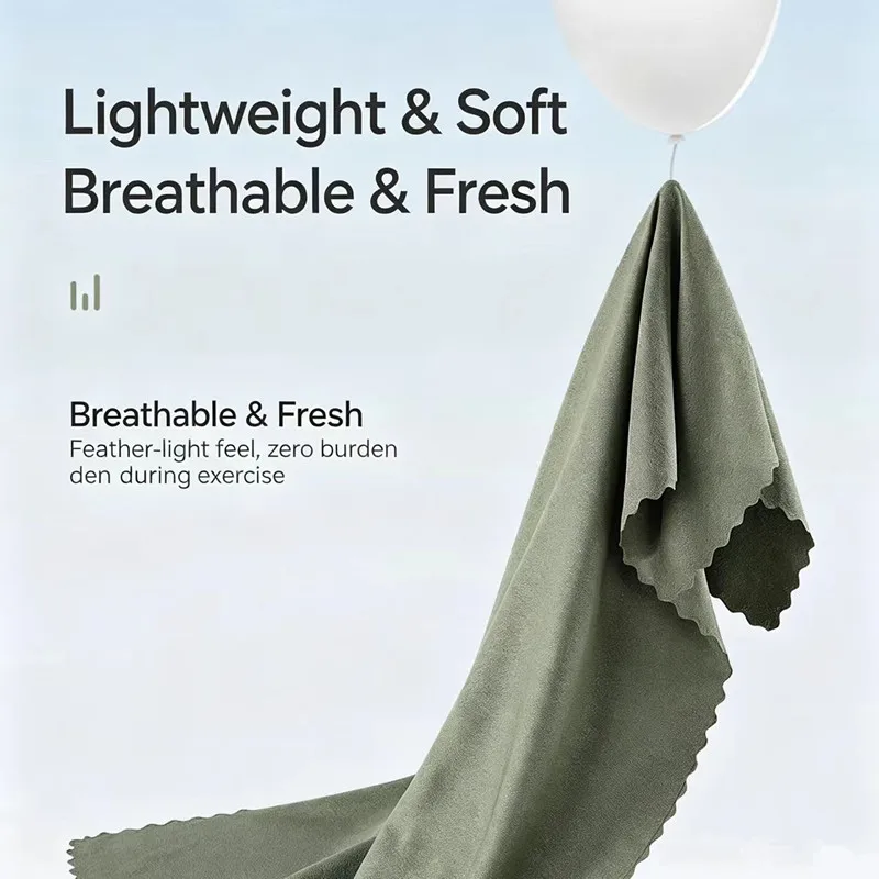 Nano Ultra-Fine Fiber Outdoor Quick Drying Towel, Ultra-Thin and Soft, Refreshing and Skin Friendly, Suitable for Outdoor Fitnes