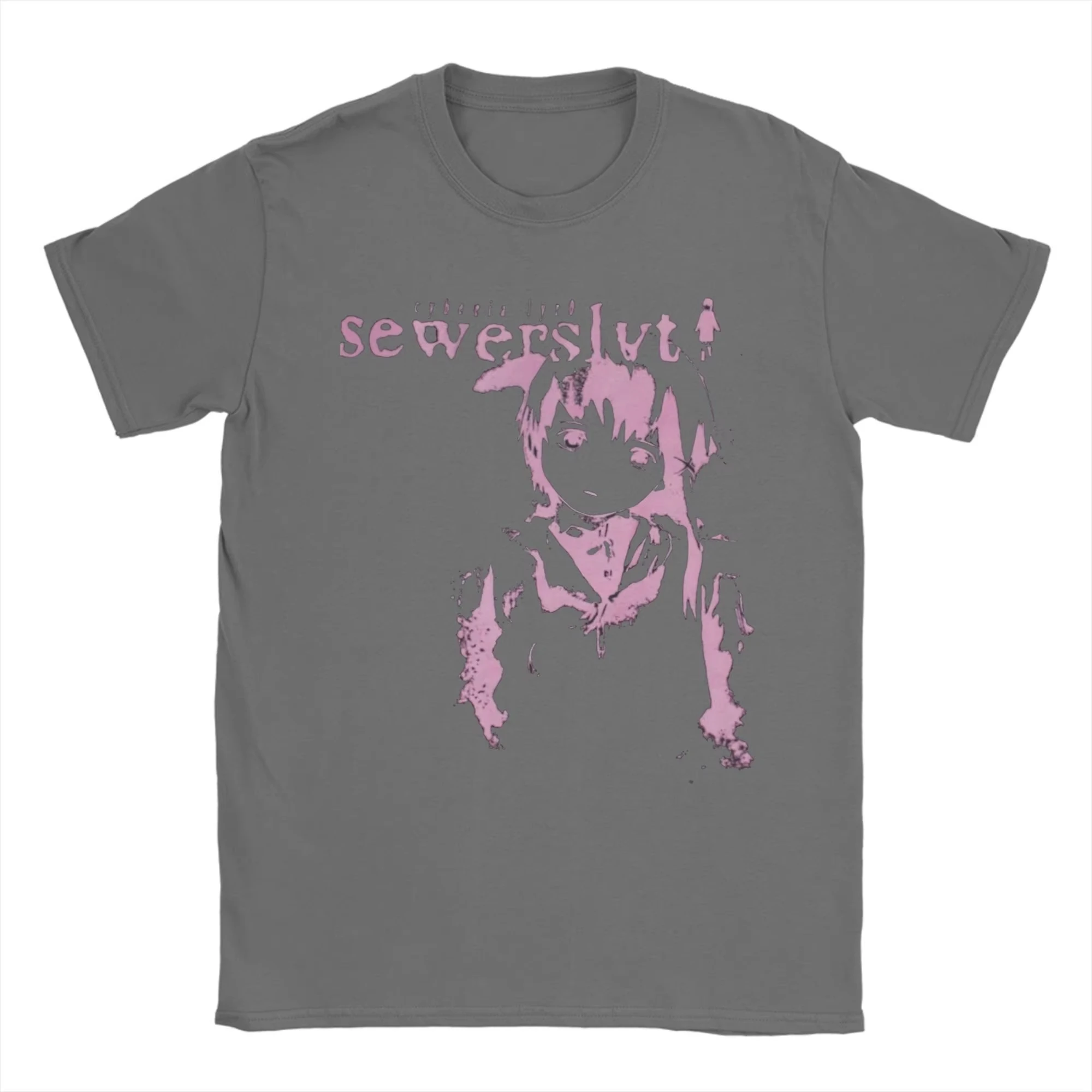 Vintage Sewerslvt Schizofrenia Grafik T-Shirt Unisex Reine Baumwolle Kurzarm Harajuku Streetwear Casual Oberteil – Detail 6