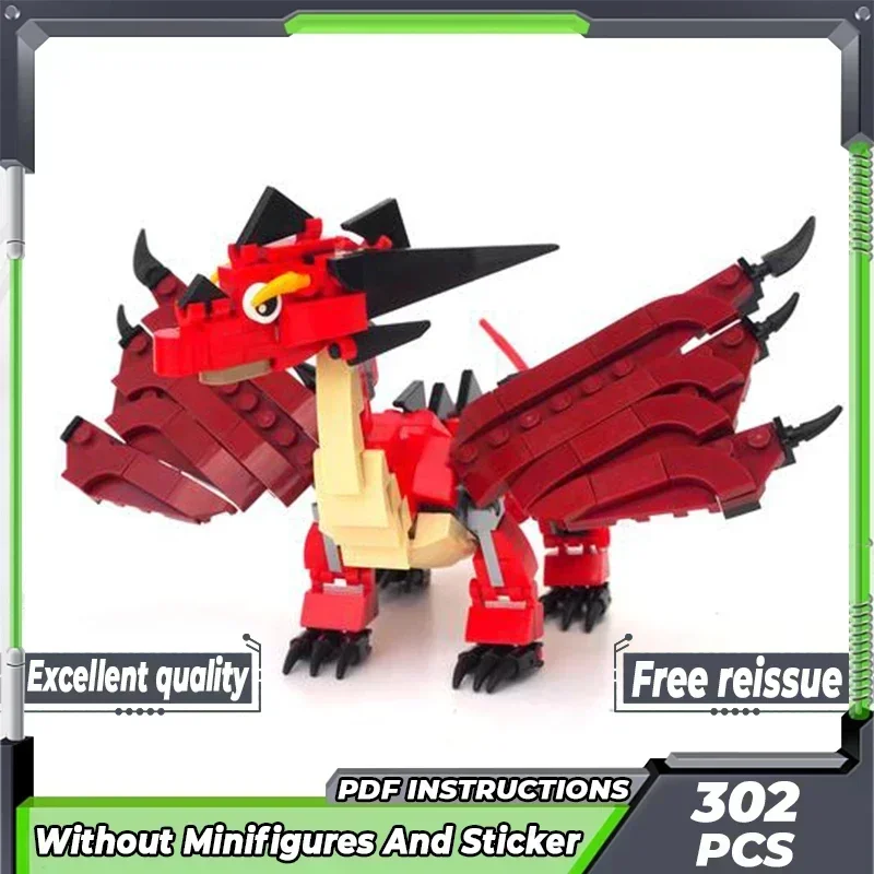 

Popular Ring Movie Model Moc Building Bricks Little Cute Dragon Technology Modular Blocks Gifts Christmas Toys DIY Sets Assembly
