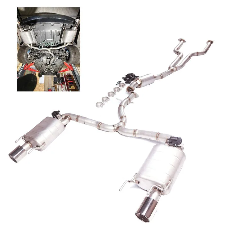 

For OEM 2006-2012 Lexus IS250 IS300 2.5L 3.0L V 6 Ctback Valvetronic Permance Automotive Exhaust Pipe Dual Tips