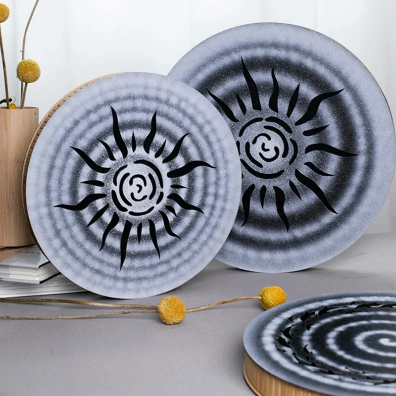 18CM Rainmaker Shaker Onomatopoeic Stream Drum Sound Healing Therapy Orff Instruments Meditation Yoga Rainmaker Shaker