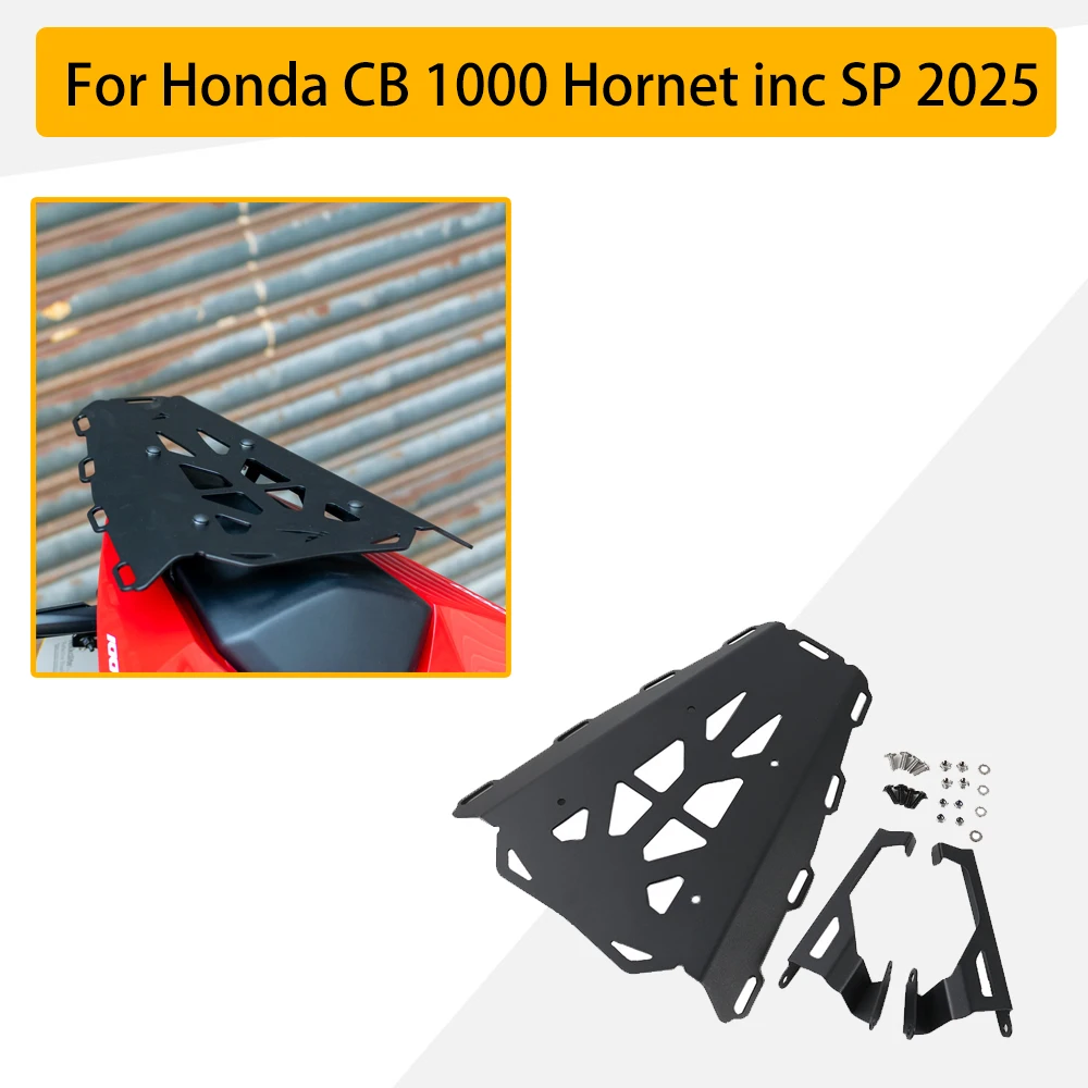 

For 2025 Honda CB1000 Hornet SP Rear Seat Luggage Rack, Passenger Backrest Grab Bar Holder Cargo Carrier Tail Rack Bracket