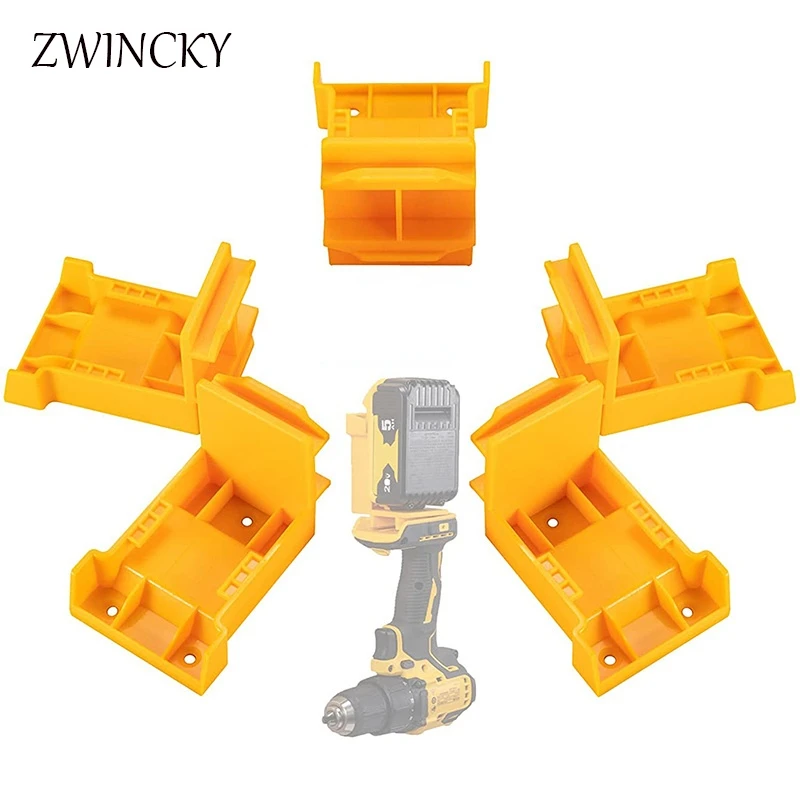 Zwincky ที่วางเครื่องมือแบตเตอรี่, ที่ใส่สว่านแบบ2-in-1สำหรับ DeWalt สำหรับ milwaukee 18V 20V ที่แขวนเก็บเครื่องมือไฟฟ้า
