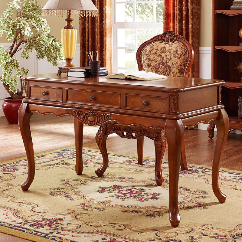 

Simple oak writing desk to make old home computer desk