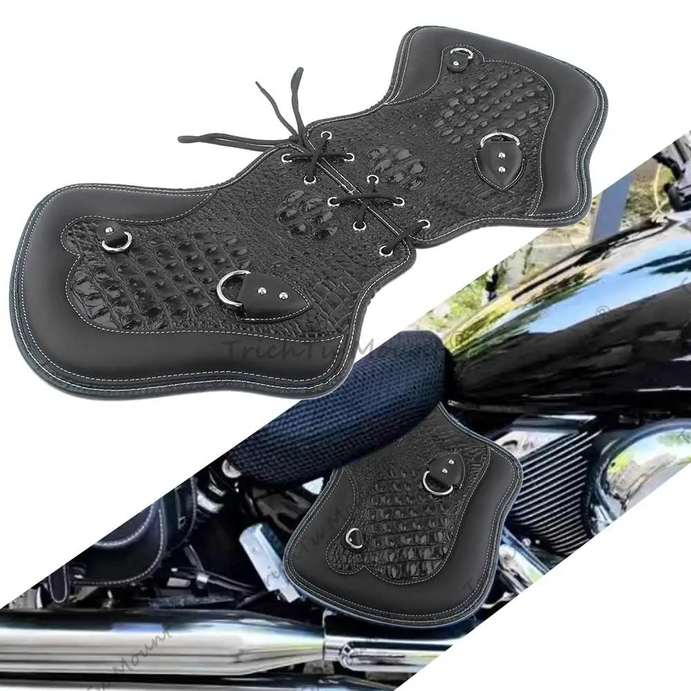 

For Harley Touring Street Road Glide Softail Fat Boy Dyna Sportster XL883 Motorcycle Heat Saddle Shield Deflectors Engine Cover