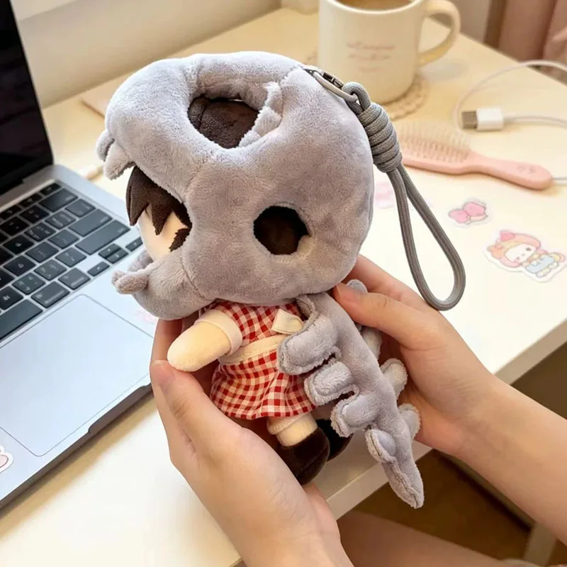 1-5PCS Quirky Dinosaur Skeleton Bag Charm for Cotton Doll with Clasp Perfect Birthday Party Favor or Decorative Pendant