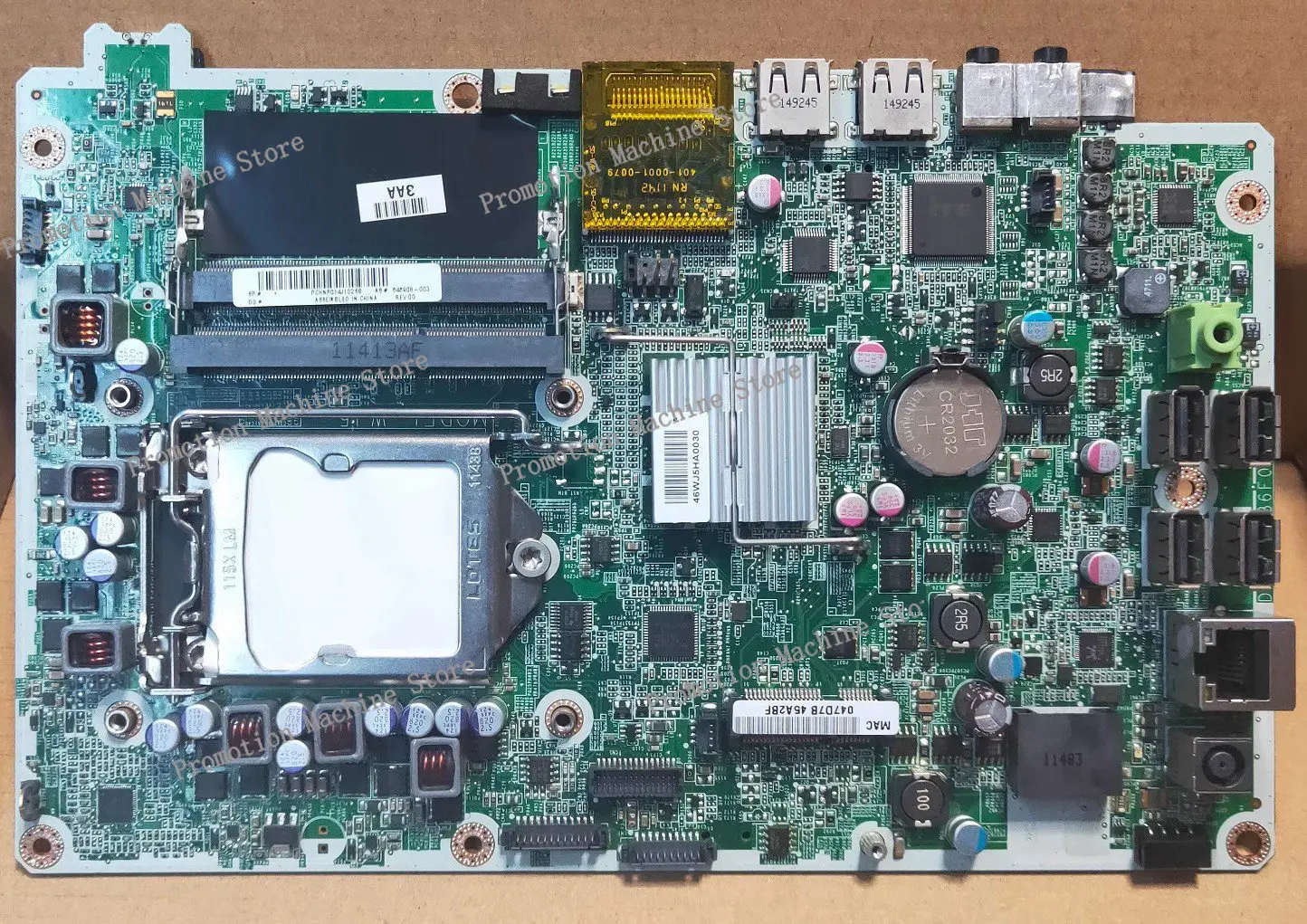 

FOR HP Omni 120 AIO Motherboard 646908-003 665465-001 DA0WJ5MB6F0 H61 DDR3 LGA1155 100%Tested Fully Work