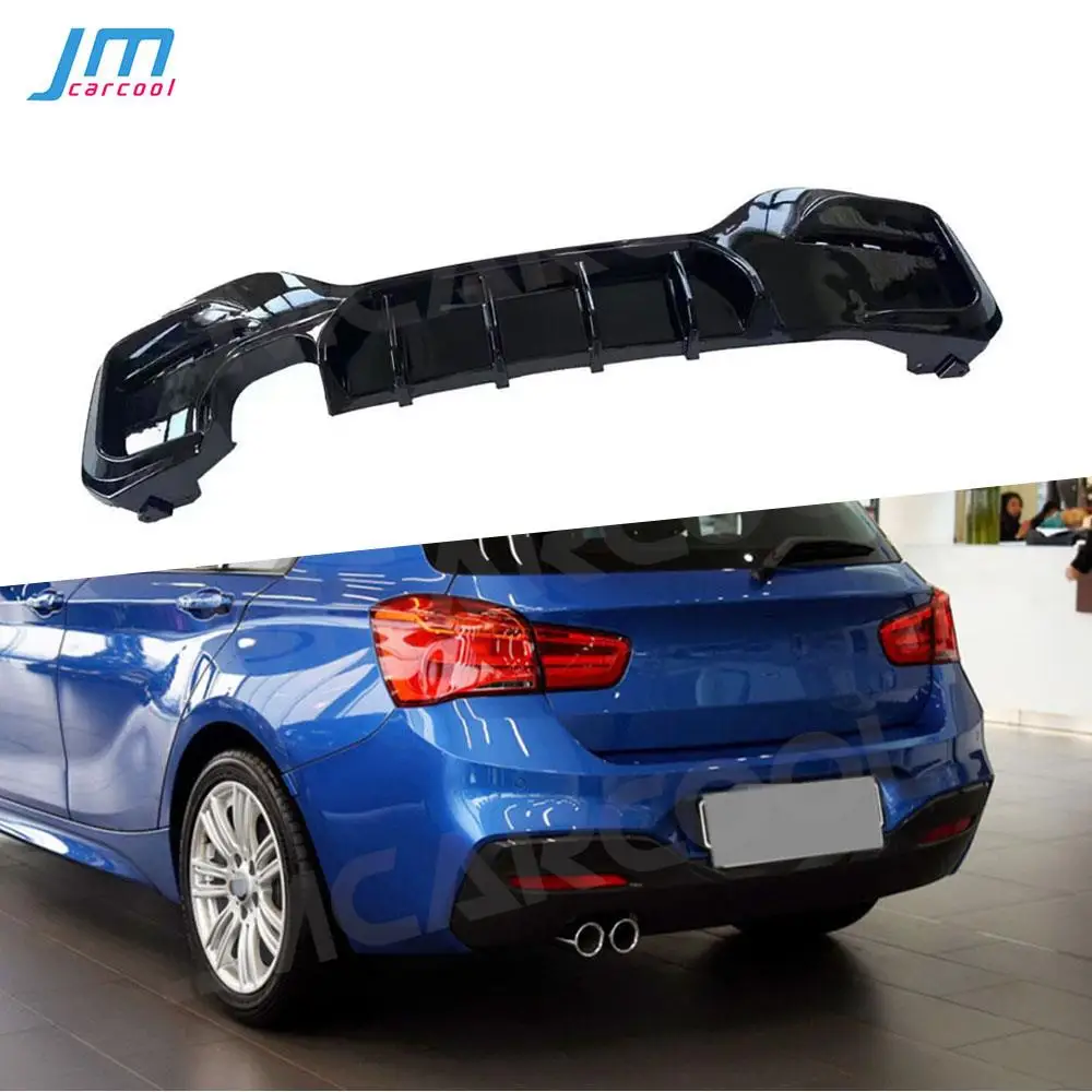 

ABS Gloss Black Rear Bumper Lip Diffuser Bumper Splitters for BMW 1 Series F20 M Sport M135i M140i 2016- 2018 Car Accessorise