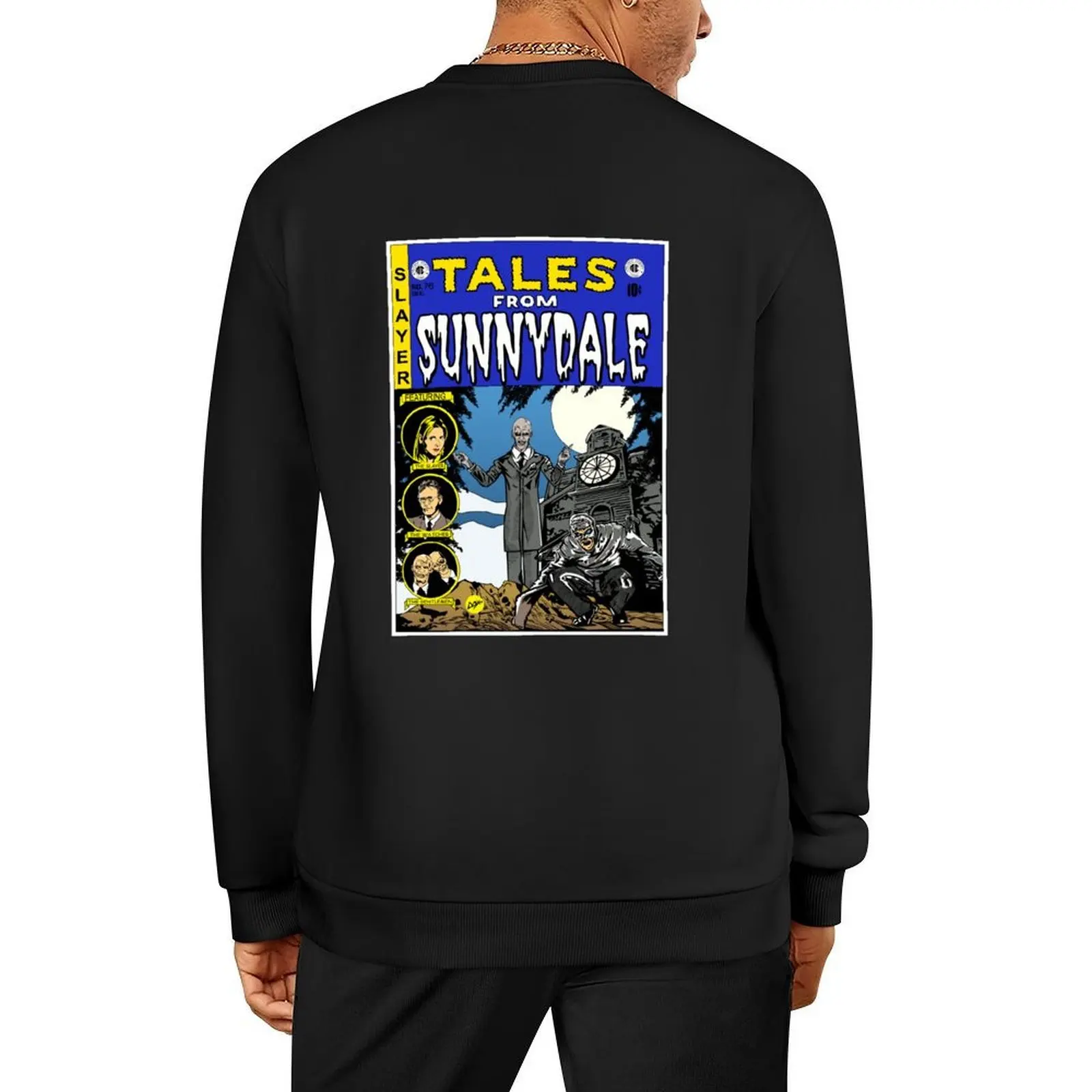 

Tales from Sunnydale Pullover autumn jacket men anime clothes korean clothes mens clothing oversize sweatshirts