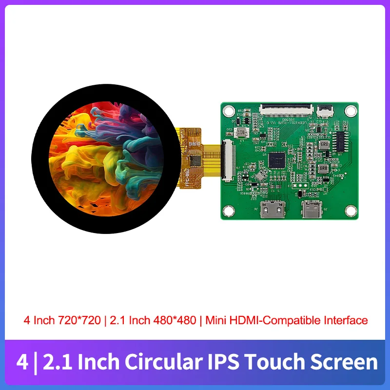 21-4-inch-round-ips-lcd-720-720-480-480-capacitive-touch-screen-mini-hdmi-compatible-display-drive-free-for-raspberry-pi-5-4b