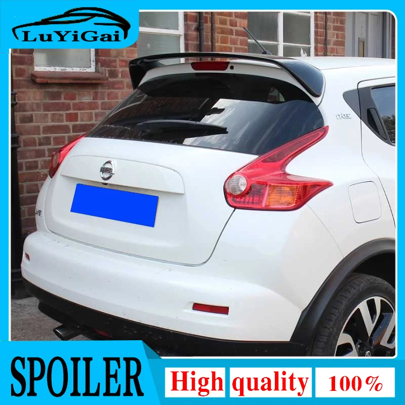 For Nissan Juke Spoiler 2010 2011 2012 2013 2014 2015 High Quality ABS Material Car Rear Wing Primer Color Rear Wing Lip Spoiler