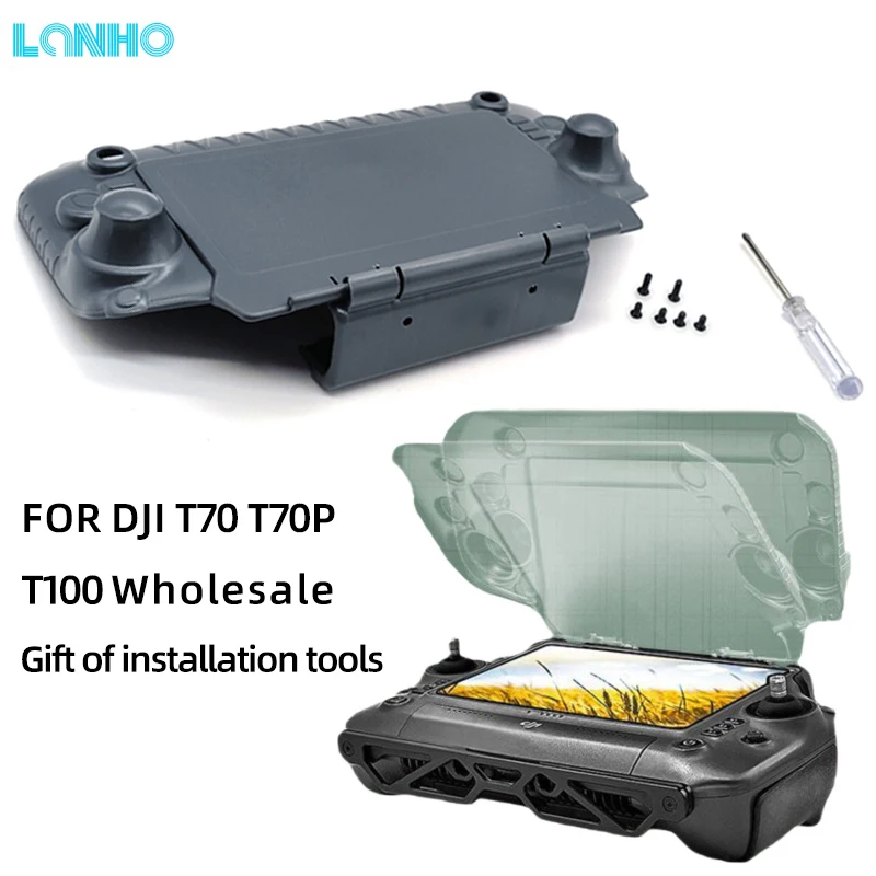 RC Protection Cover Guard Screen Sunshade Hood for DJI Agras T100 T70 T70P Agricultural Drone Remote Controller Cover
