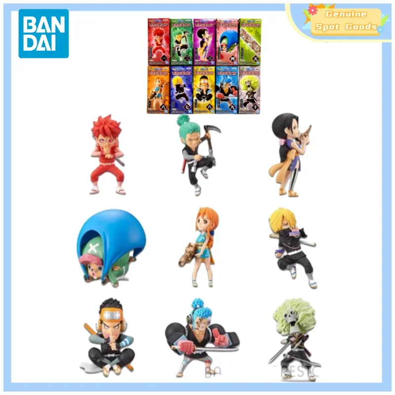 Genuine Bandai ONE PIECE WCF WANOKUNI STYLE1/2 Anime Action Figures Model Figure Toys Collectible Gift for Toys Hobbies Children