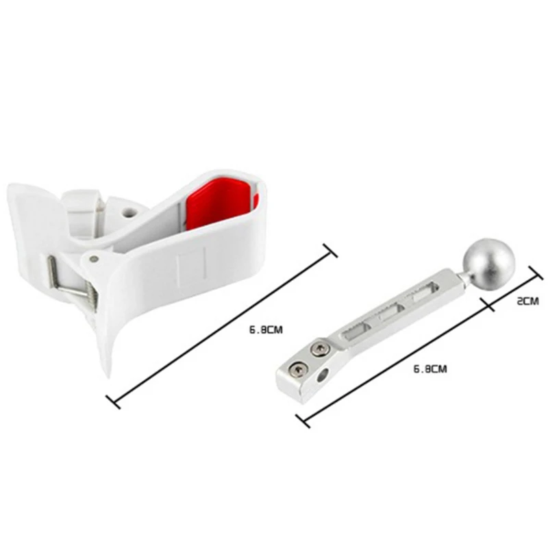 คลิปหนีบที่จับโทรศัพท์มือถือควบคุมระยะไกลที่จับโทรศัพท์มือถือมาตรฐาน FPV สำหรับโทรศัพท์มือถือหน้าจอ4-5นิ้ว