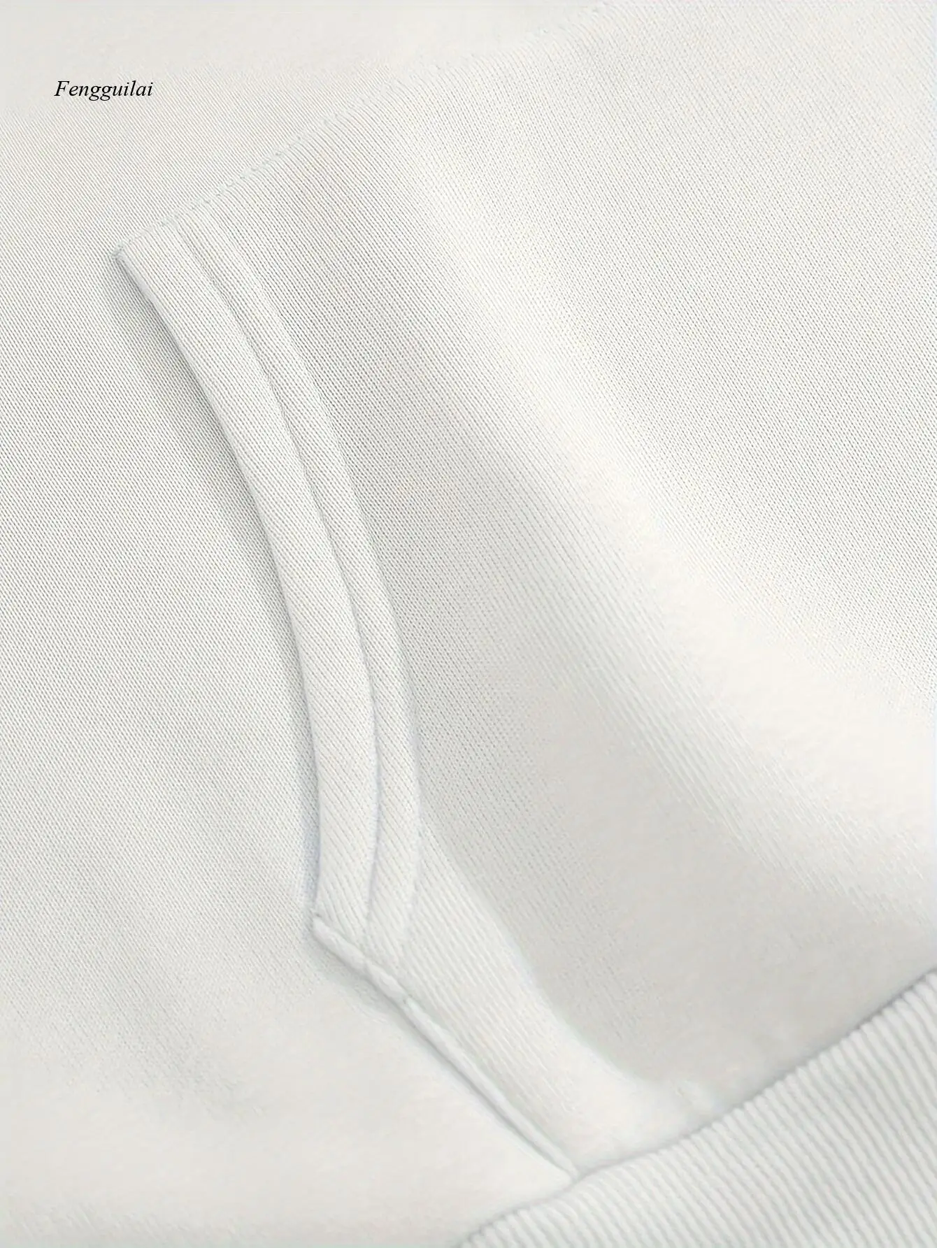 Felpa casual con stampa fiocco di neve e albero di Natale |   Motivo geometrico e floreale, con cappuccio con tasche