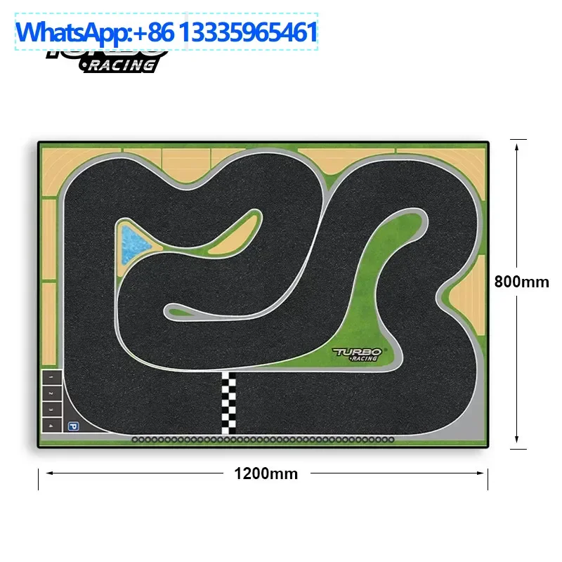 

Коврик для автомобиля с турбонаддувом и дистанционным управлением, радиоуправляемая гоночная модель, портативный гоночный резиновый коврик с несколькими спецификациями, аксессуары для модели автомобиля