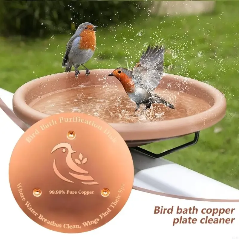Natural Metal Bath Disks with 0.6mm Density and Triplicate Assistance Arrangement for Effective Water Interaction and Bird 87HA